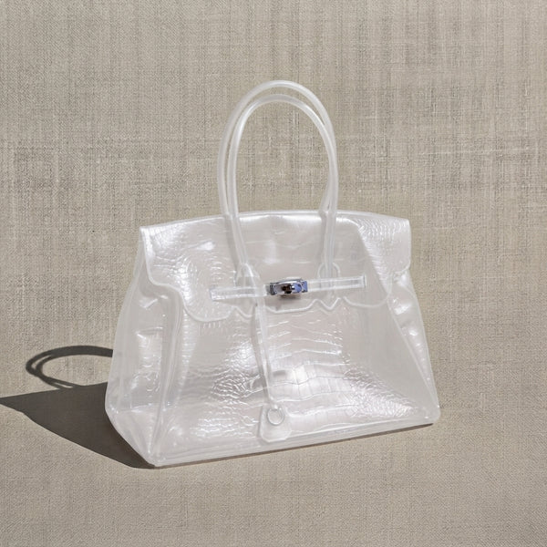 Jelly Croco - Blanc Nacre